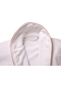 SKBD015 cotton cut velvet bathrobes hotel bathrobes beauty salon bathrobes hotel linen cotton terry cloth bathrobes bathrobe manufacturer back view